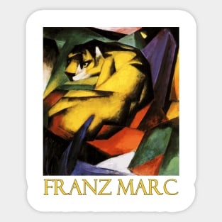 Tiger by Franz Marc Sticker